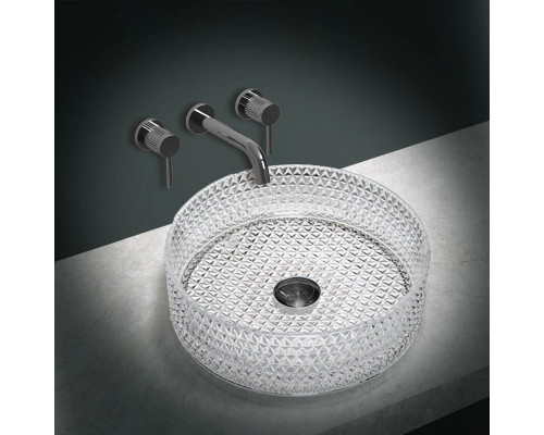 Приобрести Раковина 40х40 см Vincea VBS-5GL01 в магазине сантехники Santeh-Crystal.ru