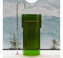 Раковина напольная 45х45 см Abber Kristall AT2701Emerald-H