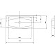 Купить Раковина 80х46 см Акватон Милан 1A704431ML010 в магазине сантехники Santeh-Crystal.ru