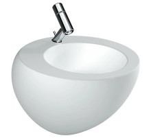 Умывальник, объединенный с полупьедесталом 52 см Laufen Alessi 8.1097.1.400.104.1