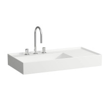 Раковина-чаша с полочкой справа 90 см Laufen Kartell by Laufen 8.1033.8.000.104.1