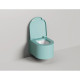Унитаз подвесной Salini S-Stone Gemelli 240121KMF безободковый, с крышкой микролифт, покраска внешнего корпуса по RAL матовый