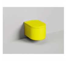 Унитаз подвесной Salini S-Stone Gemelli 240121KMF безободковый, с крышкой микролифт, покраска внешнего корпуса по RAL матовый