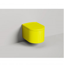 Унитаз подвесной Salini S-Stone Gemelli 240121KMF безободковый, с крышкой микролифт, покраска внешнего корпуса по RAL матовый