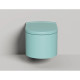 Унитаз подвесной Salini S-Stone Gemelli 240121KMF безободковый, с крышкой микролифт, покраска внешнего корпуса по RAL матовый