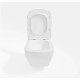 Унитаз подвесной Vincea Edge VT1-38T безободковый, торнадо, с сиденьем микролифт, белый