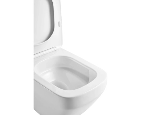 Унитаз подвесной Vincea Edge VT1-38T безободковый, торнадо, с сиденьем микролифт, белый