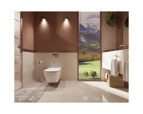 Унитаз подвесной Vincea Edge VT1-38T безободковый, торнадо, с сиденьем микролифт, белый