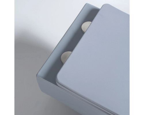 Унитаз подвесной Vincea Evo VT1-34SMO безободковый, с сиденьем микролифт, океан матовый