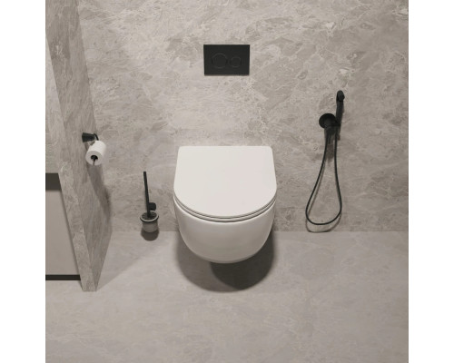 Унитаз подвесной Vincea Evo VT1-34ST безободковый, торнадо, с сиденьем микролифт, белый