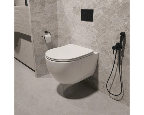 Унитаз подвесной Vincea Evo VT1-34ST безободковый, торнадо, с сиденьем микролифт, белый