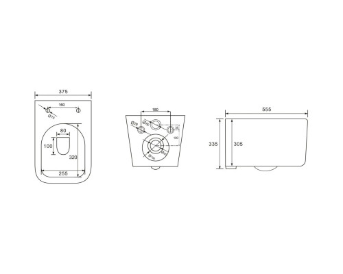 Унитаз подвесной Vincea Ultra VT1-32T безободковый, торнадо, с сиденьем микролифт, белый