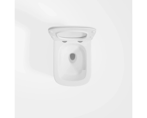 Унитаз подвесной Vincea Ultra VT1-32T безободковый, торнадо, с сиденьем микролифт, белый