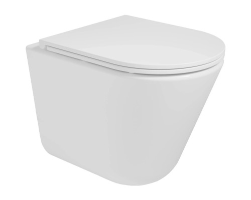 Унитаз подвесной Vincea Vito VT1-23T безободковый, торнадо, с сиденьем микролифт, белый