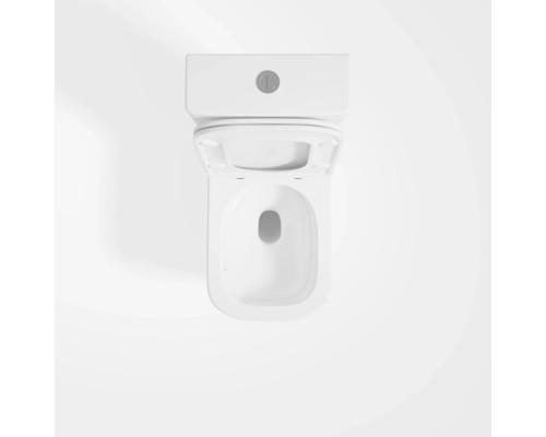 Унитаз-компакт Vincea Bein VT2-51T безободковый, торнадо, с сиденьем микролифт, белый