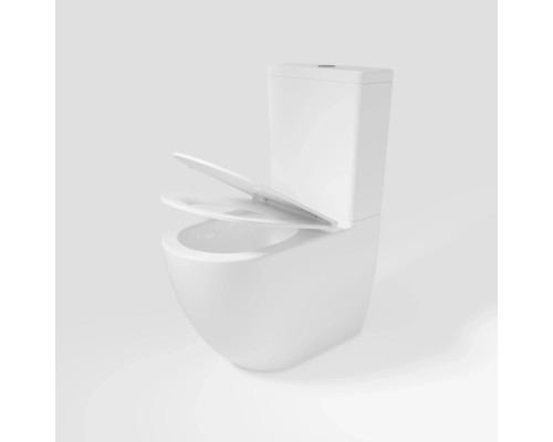 Унитаз-компакт Vincea Globo VT2-14T безободковый, торнадо, с сиденьем микролифт, белый