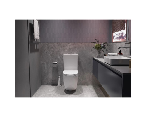 Унитаз-компакт Vincea Globo VT2-14T безободковый, торнадо, с сиденьем микролифт, белый