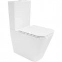 Унитаз-компакт Vincea Q-Line VT2-12T безободковый, торнадо, с сиденьем микролифт, белый Унитаз-компакт Vincea Q-Line VT2-12T безободковый, торнадо, с сиденьем микролифт, белый