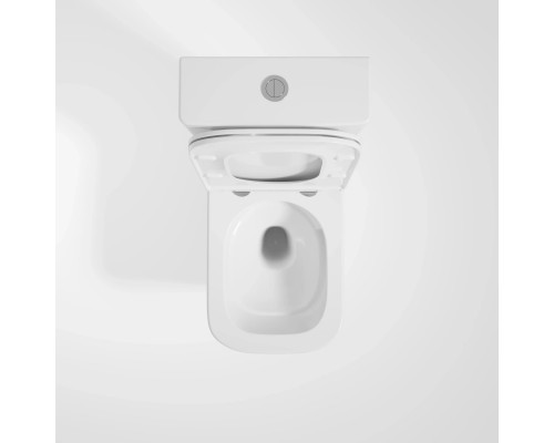 Унитаз-компакт Vincea Q-Line VT2-12T безободковый, торнадо, с сиденьем микролифт, белый