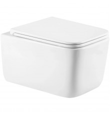 Унитаз подвесной Vincea Capri VT1-63T безободковый, торнадо, с сиденьем микролифт, белый