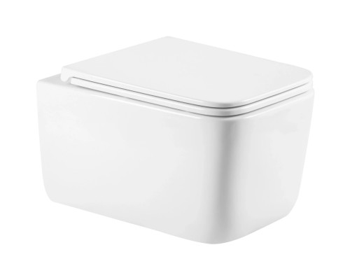 Унитаз подвесной Vincea Capri VT1-63T безободковый, торнадо, с сиденьем микролифт, белый