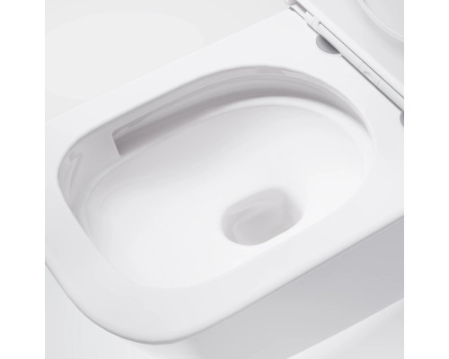 Унитаз подвесной Vincea Demi VT1-55T безободковый, торнадо, с сиденьем микролифт, белый