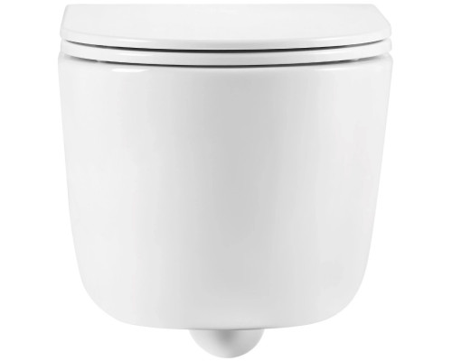 Унитаз подвесной Vincea Evo VT1-64ST безободковый, торнадо, с сиденьем микролифт, белый