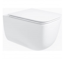 Унитаз подвесной Vincea Lina VT1-53T безободковый, торнадо, с сиденьем микролифт, белый