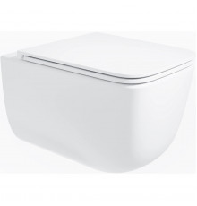 Унитаз подвесной Vincea Lina VT1-53T безободковый, торнадо, с сиденьем микролифт, белый