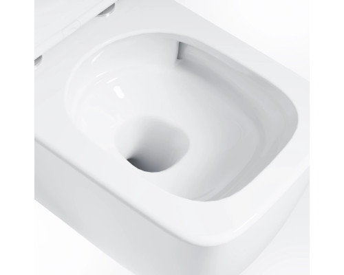 Унитаз подвесной Vincea Lina VT1-53T безободковый, торнадо, с сиденьем микролифт, белый