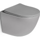 Унитаз подвесной Vincea Globo VT1-14STMG безободковый, торнадо, с сиденьем микролифт, серый матовый