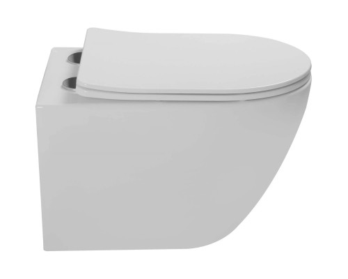Унитаз подвесной Vincea Globo VT1-14ST безободковый, торнадо, с сиденьем микролифт, белый