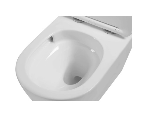 Унитаз подвесной Vincea Globo VT1-14ST безободковый, торнадо, с сиденьем микролифт, белый