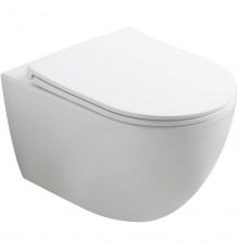Унитаз подвесной Vincea Globo VT1-74T безободковый, торнадо, с сиденьем микролифт, белый