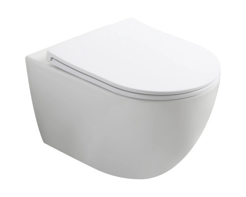 Унитаз подвесной Vincea Globo VT1-74T безободковый, торнадо, с сиденьем микролифт, белый