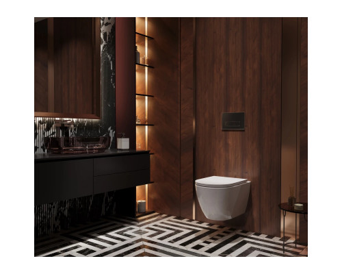 Унитаз подвесной Vincea Globo VT1-74T безободковый, торнадо, с сиденьем микролифт, белый