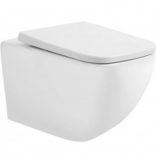 Подвесной безободковый унитаз Art&Max Maxima AM010CHR