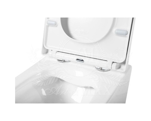 Заказать Подвесной безободковый унитаз Art&Max Liberty AM015CHR в магазине сантехники Santeh-Crystal.ru