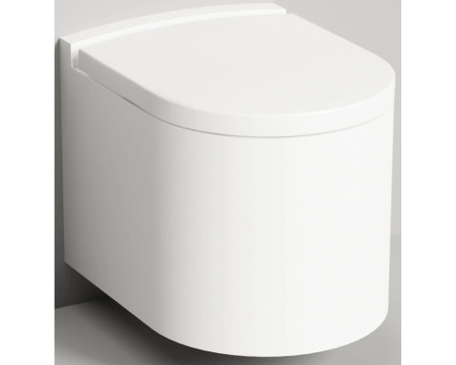 Унитаз подвесной Salini S-Stone Gemelli 240121KM безободковый, с крышкой микролифт, белый матовый