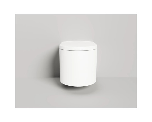 Унитаз подвесной Salini S-Stone Gemelli 240121KM безободковый, с крышкой микролифт, белый матовый