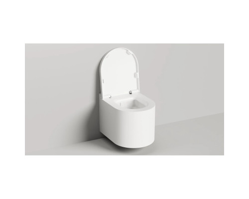 Унитаз подвесной Salini S-Stone Gemelli 240121KM безободковый, с крышкой микролифт, белый матовый