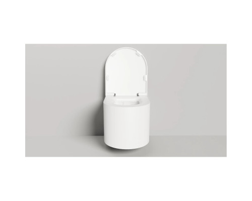 Унитаз подвесной Salini S-Stone Gemelli 240121KM безободковый, с крышкой микролифт, белый матовый