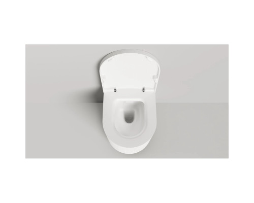 Унитаз подвесной Salini S-Stone Gemelli 240121KM безободковый, с крышкой микролифт, белый матовый