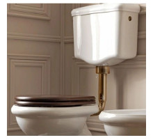 Сливная труба для низкого бачка цвета бронза Kerasan 757193