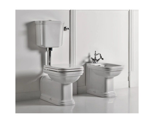 Приобрести Сливная труба для низкого бачка хром Kerasan 757190 в магазине сантехники Santeh-Crystal.ru