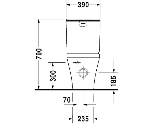 Заказать Бачок для унитаза Duravit DuraStyle 0935100005 в магазине сантехники Santeh-Crystal.ru