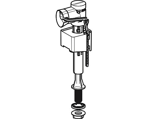 Купить Впускной клапан 1/2 подвод воды снизу, тип 340 Geberit 136.732.00.1 в магазине сантехники Santeh-Crystal.ru