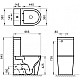 Купить Бачок для унитаза 3/4,5 л BelBagno Sfera-R BB2141T в магазине сантехники Santeh-Crystal.ru