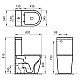 Приобрести Бачок для унитаза 3/4,5 л BelBagno Sfera-TR BB2128T в магазине сантехники Santeh-Crystal.ru