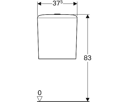 Купить Бачок для унитаза Geberit iCon 229420000 в магазине сантехники Santeh-Crystal.ru